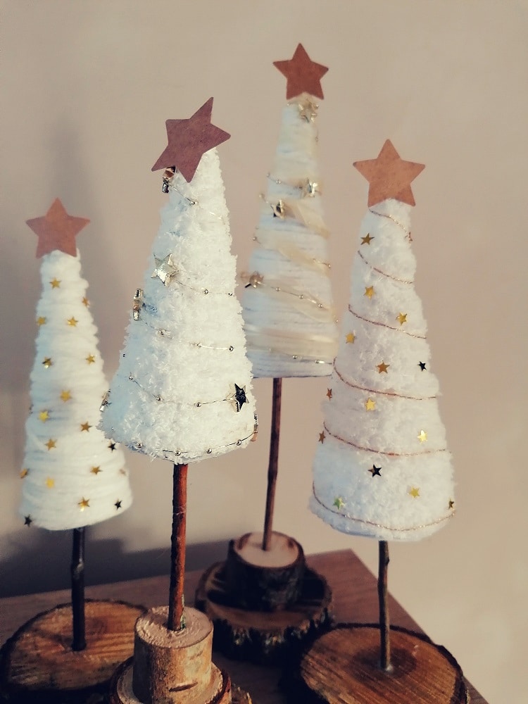 DIY deco sapins noel 