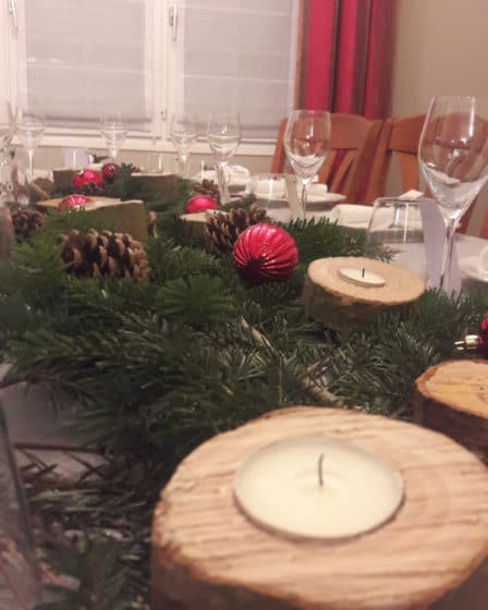 deco table noel nature