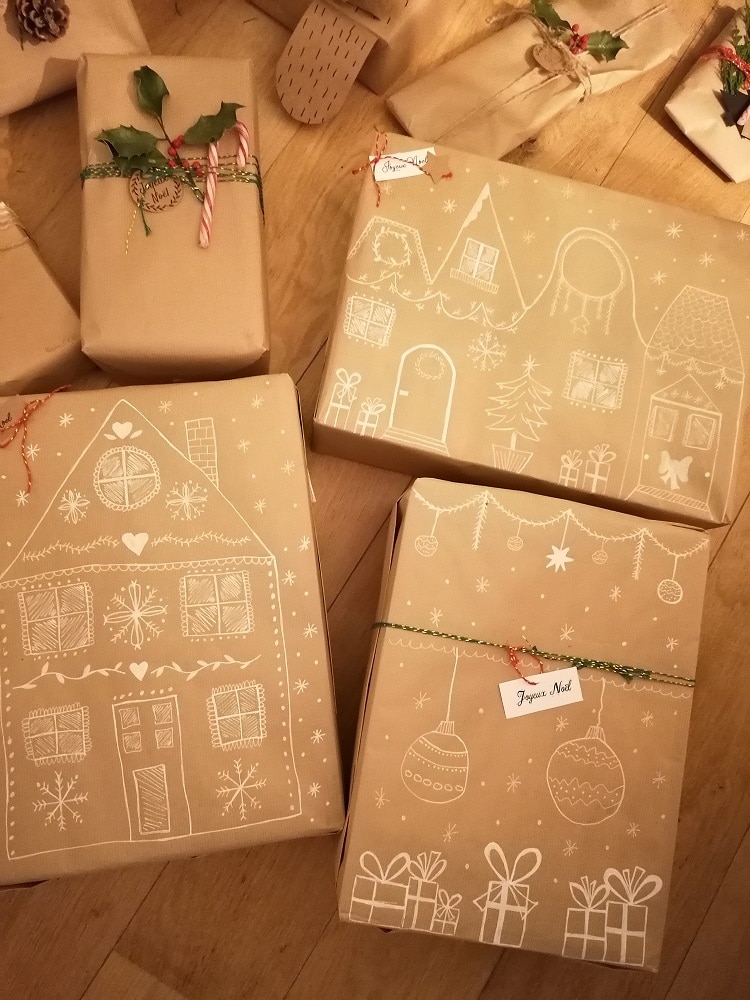 Emballages cadeaux Noël - IMAGINER ET CREER