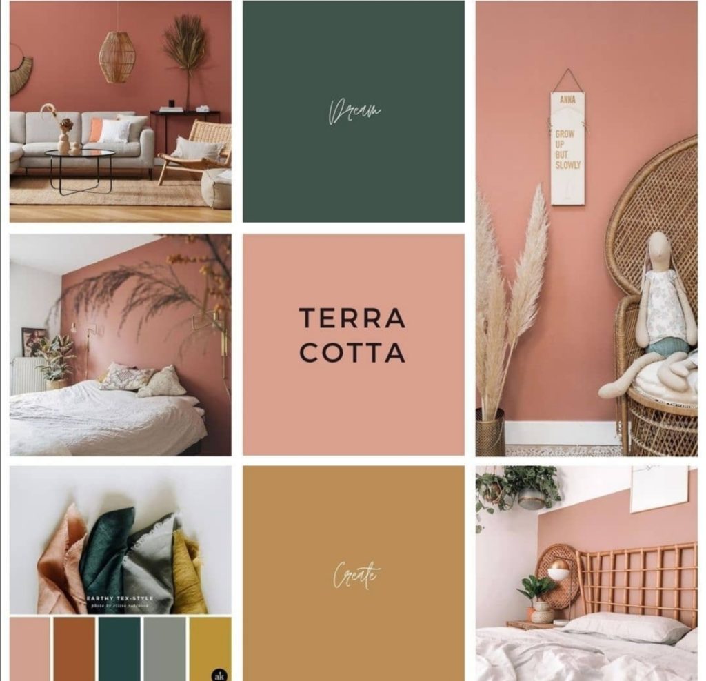 Moodboard terracotta