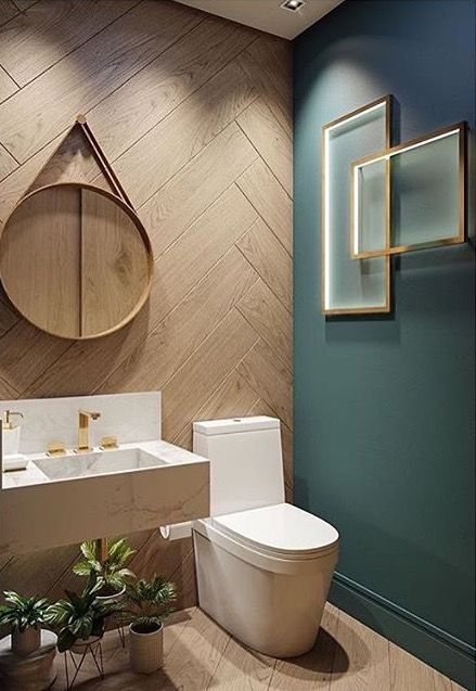 Inspiration de décoration de toilette - IMAGINER ET CREER