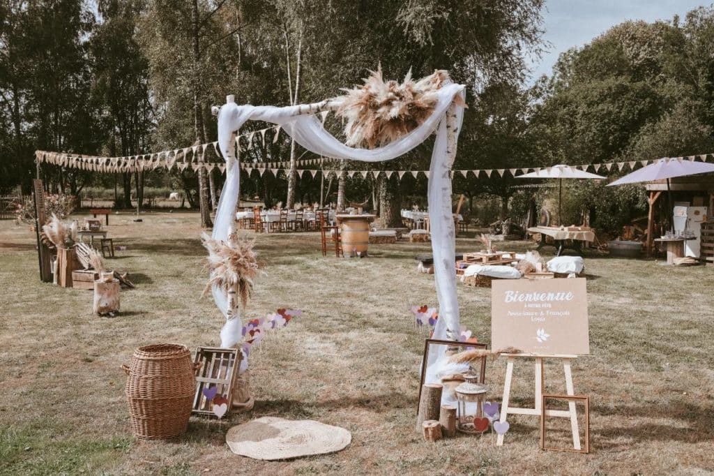 arche en bois ceremonie